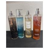 4 bath and body mists