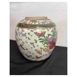 8ï¿½ antique Chinese porcelain ginger jar no lid