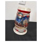 2001 Budweiser Holiday Stein ('Holiday at the