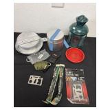 Group of camping items