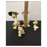 charming set features vintage mid-century ceramic