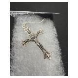 Keepsake silver Jesus on ss rope chain