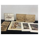 Burnt Wood Art and Signed Duck Numbered Prints