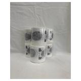 Six pieces of Trump toilet papers
