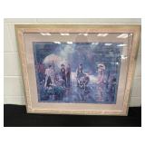 28x34in Signed Framed Artwork Thru Gods Grace