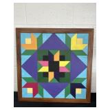 25ï¿½ Square Wood Painted Artwork