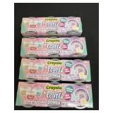 4 packs of Crayola pearl dough