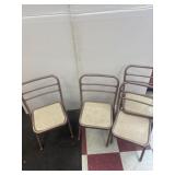 Hampton Childs folding chairs set of four
