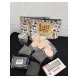 Lukeï¿½s diner bag, make up sponges, eye lashes