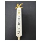 Saint archer gold beer tap