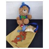Bag with plush animals