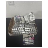 Box full of New Energizer 123 Lithium Batteries