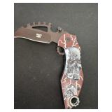 3.5ï¿½ skull pocket knife