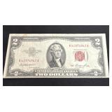 Series 1953 $2 dollar Red note