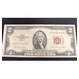 Series 1953 $2 dollar red note