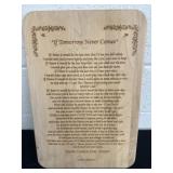 If Tomorrow never comes wooden Decor Sign 19x13
