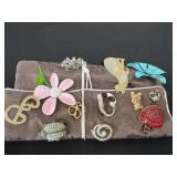 Group of brooches