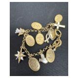 Religious charm bracelet