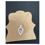 swirl pendant necklace