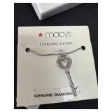 Macys sterling silver necklace