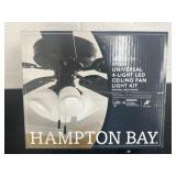 Hampton bay Universal 4 Light LED Ceiling Fan