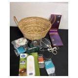 Speaker, basket, phone screens and Led light with