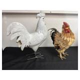 10ï¿½ and 13ï¿½ rooster ceramic one has chip