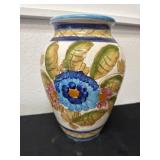 12ï¿½ vintage Italian hand-painted majolica pottery