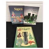 Haeger pottery, napco and forest green