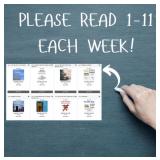 PLEASE READ 1-11 EACH WEEK