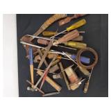 Large group of vintage tools and wire