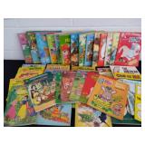 Large group of vintage color books