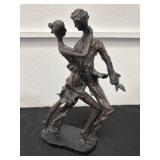 15ï¿½ sculpture depicting a man and a woman in a