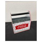 7ï¿½ vintage-style Coca-Cola Tin Utensil Caddy