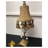 18ï¿½ vintage Hollywood Regency-style gold accent