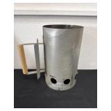 steel charcoal chimney starter