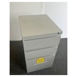 3 Drawer Metal Filimg Cabinet 26x15x18