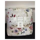 Full queen comforter set floral