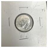 1964-JS United States Roosevelt dime composed of