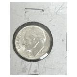 1964 JS United States Roosevelt dime composed of