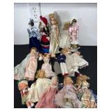 Group of vintage dolls