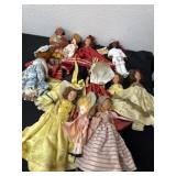Group of vintage dolls
