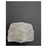 vintage 1986 Hesston National Finals Rodeo belt