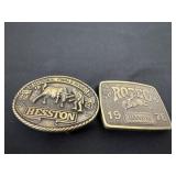 vintage brass 1981 1976 Hesston National Finals