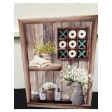 16ï¿½x12ï¿½ bathroom sign