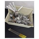 Group of flatware