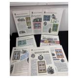 American commemorative stamp pages