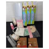Group of crafting supplies