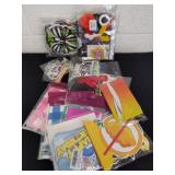 Group of party supplies