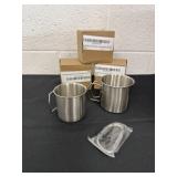4 sets of 2 camping coffee cups